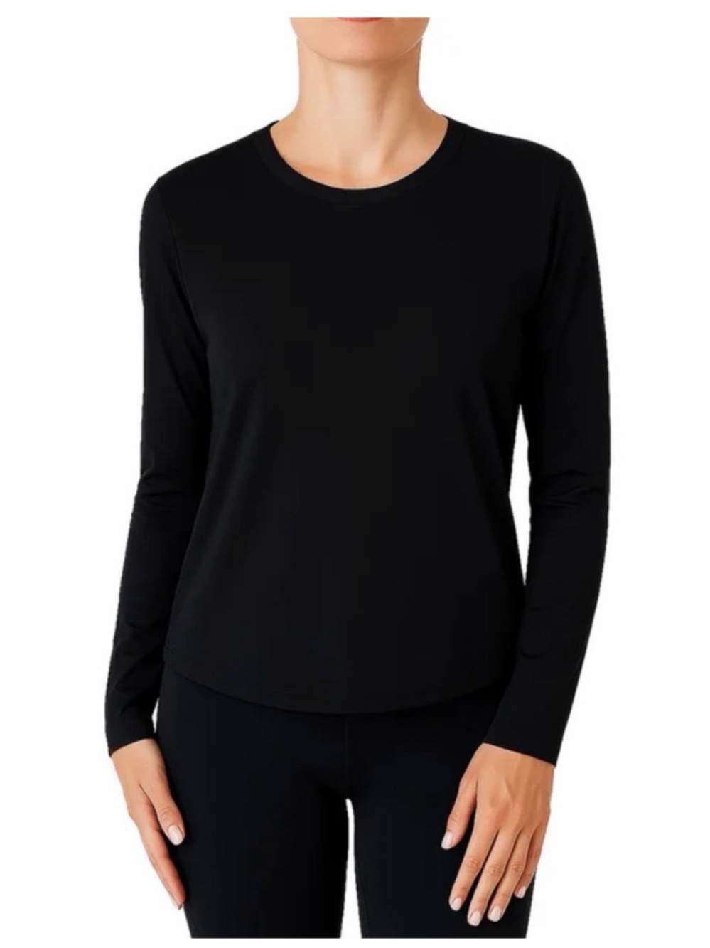 Segments - Merino Blend Long Sleeve Crewneck Women's Top
